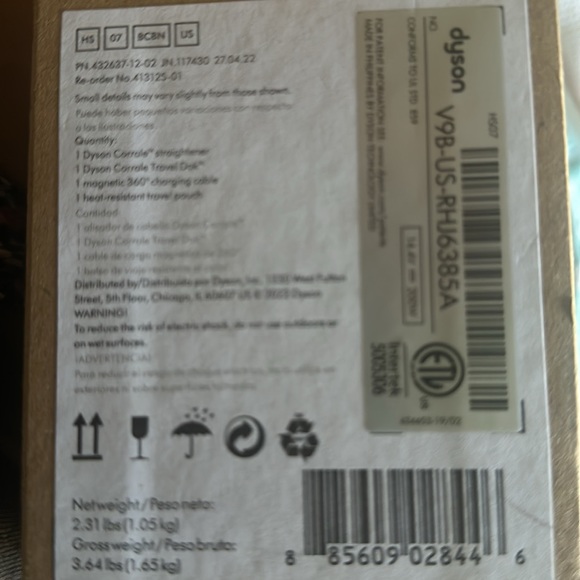 Dyson corrale copper hair style straightener. Brand new. - Picture 13 of 13